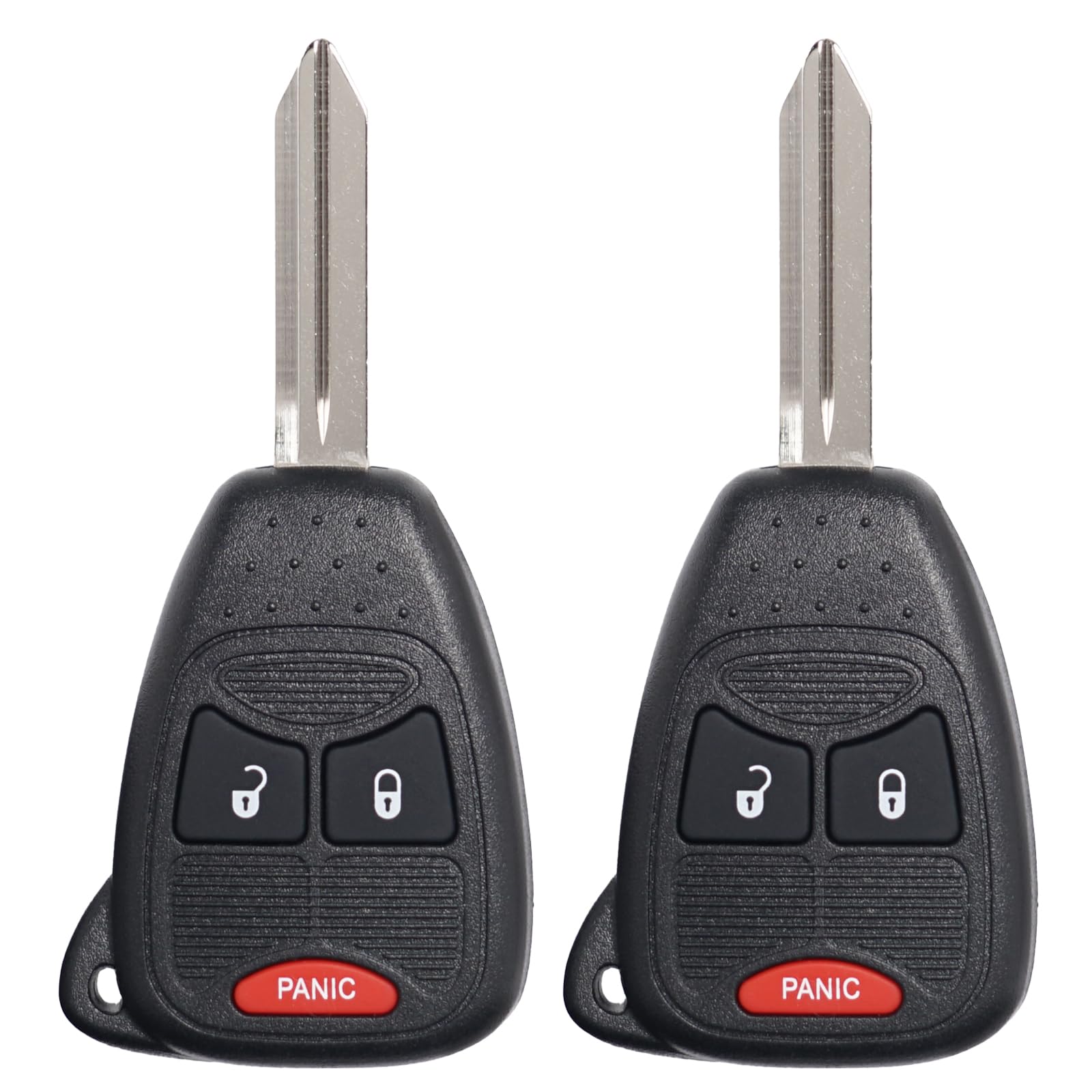 MechanMagic remote key fob for Dodge Ram front view—compact replacement