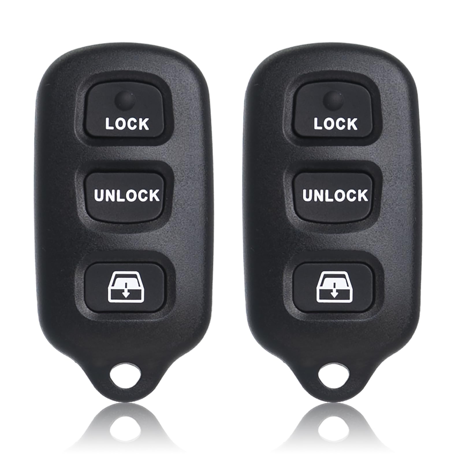 MechanMagic two-pack key fobs for Toyota 4Runner ready for quick swap