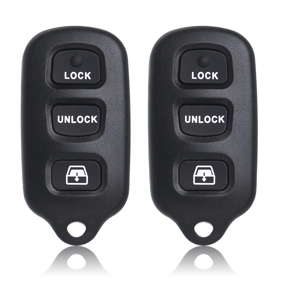 MechanMagic two-pack key fobs for Toyota 4Runner ready for quick swap