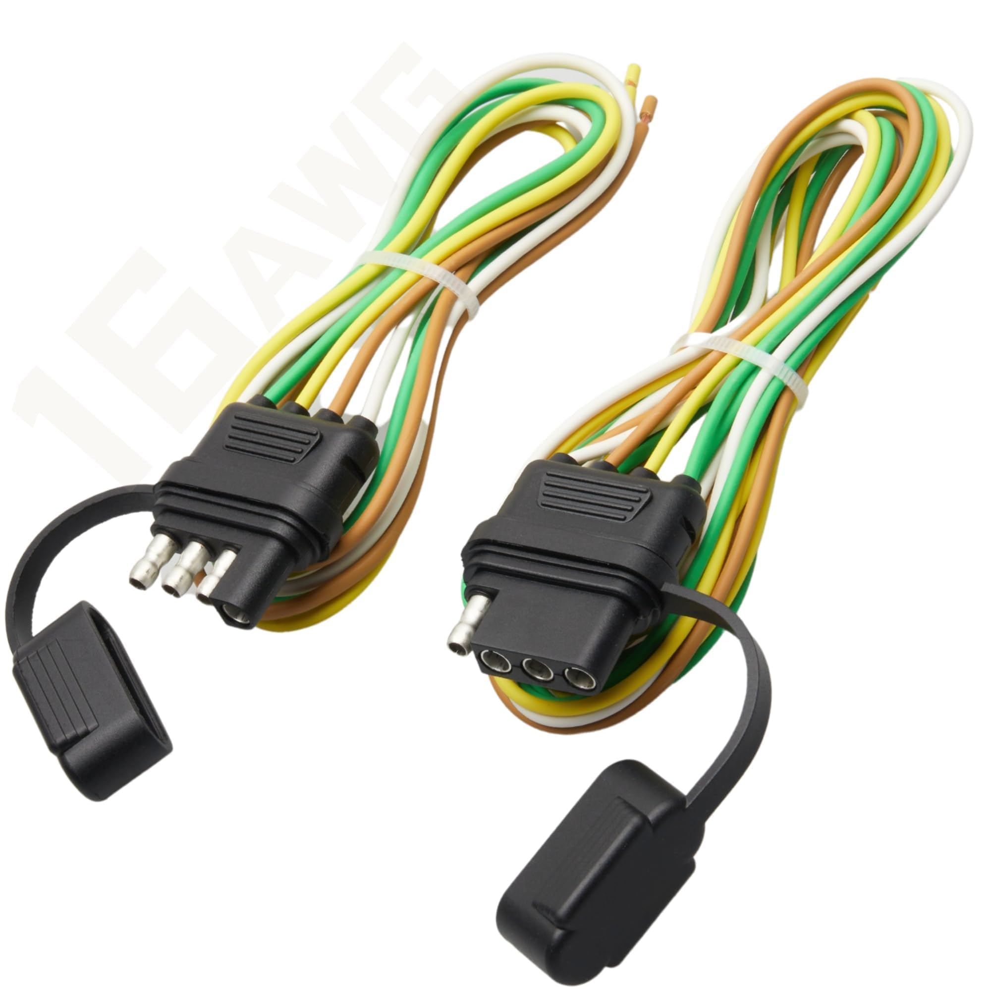 MECMO 4-pin trailer harness on vehicle side for reliable lighting
