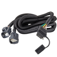 MECMO 4-pin trailer harness for Jeep Wrangler JK supports reliable towing lighting