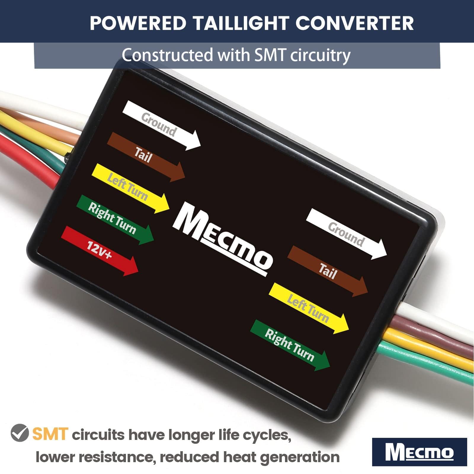 MECMO 4-Way Flat Grand Caravan 2021-2022 demonstrates durable wiring for modern vehicles.