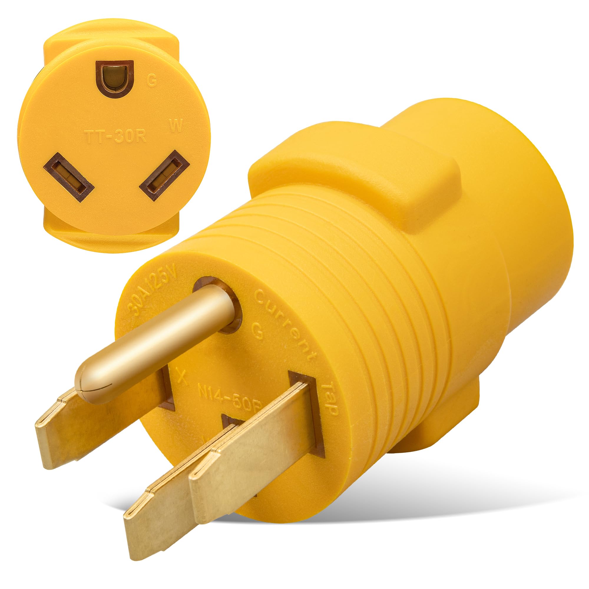 MECMO 50A to 30A adapter casing for rugged RV use