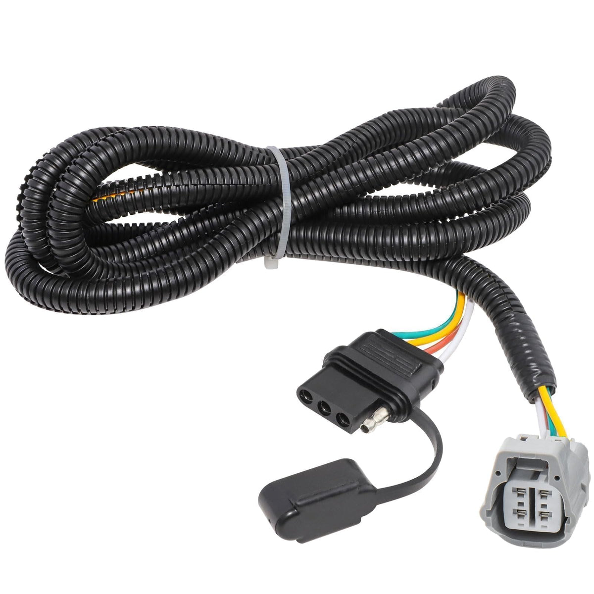 MECMO 56083 Highlander wiring harness with factory tow package for easy trailer signaling.
