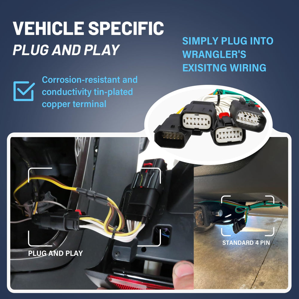MECMO 56407 heavy-duty wiring resists corrosion for long-lasting performance.