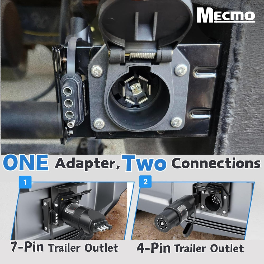 MECMO 7-way RV connection with mounting bracket