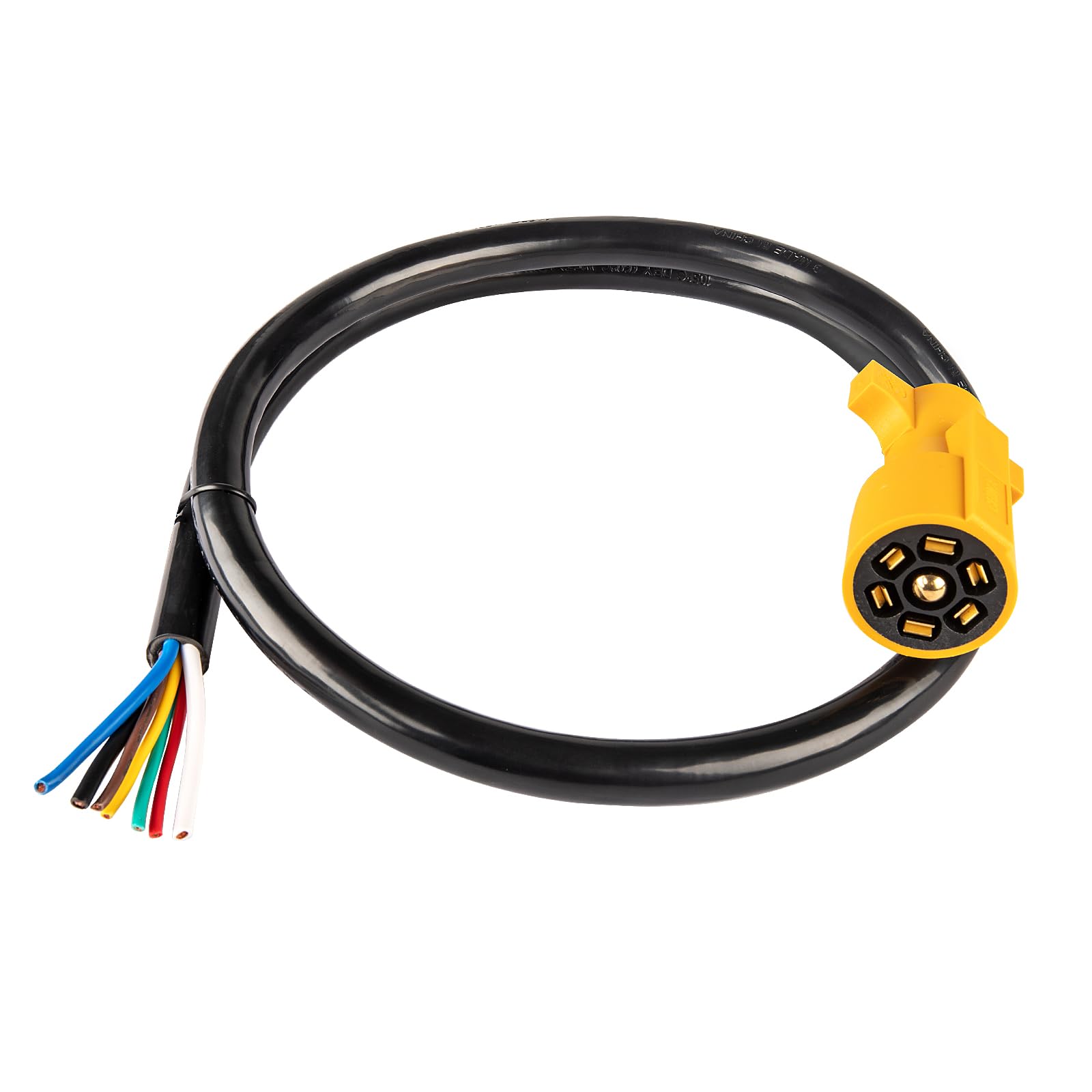 MECMO 7-pin RV blade harness with durable copper contacts.