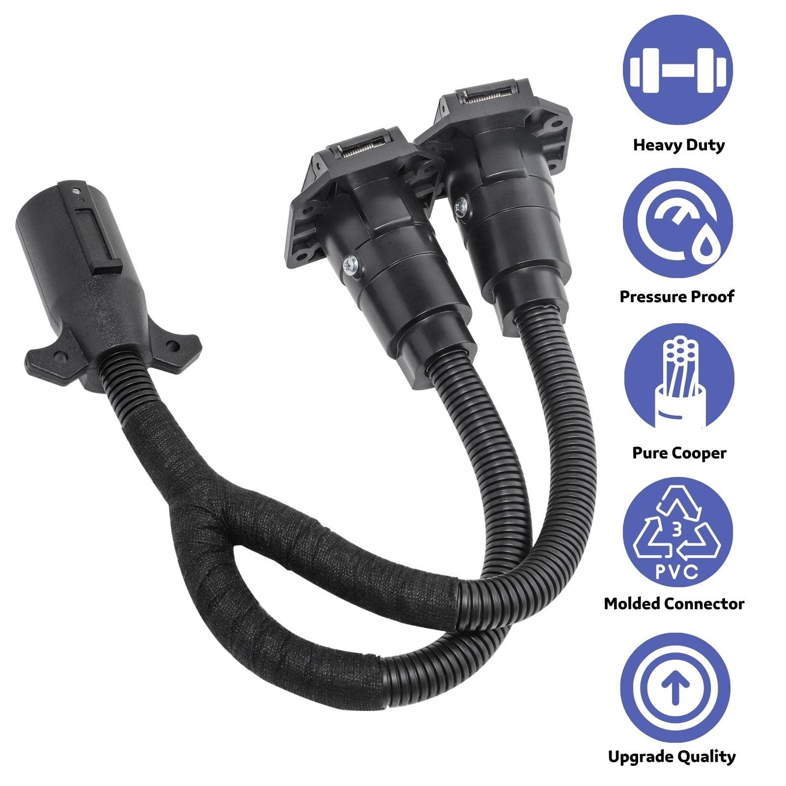 MECMO ABS plastic housing with nylon loom for durability.