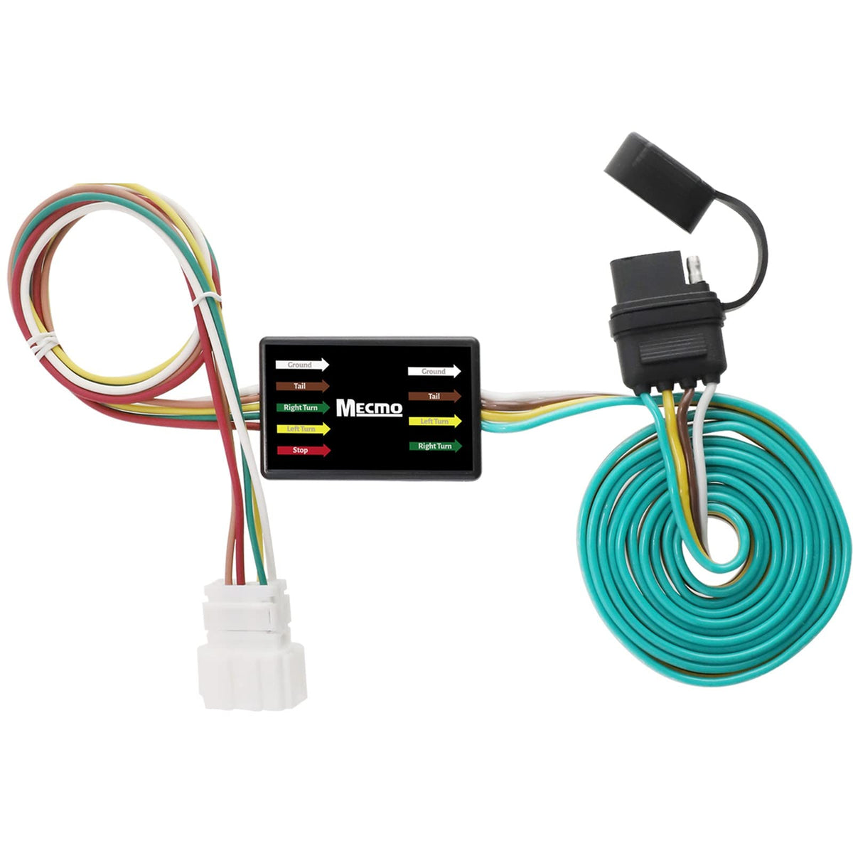 MECMO CR-V 4-pin trailer harness ready for simple CR-V installation and lighting reliability