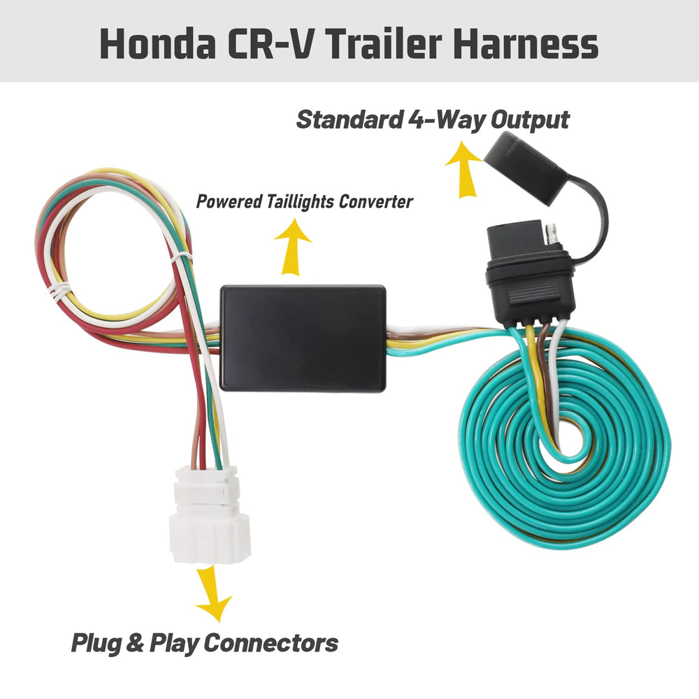 MECMO CR-V plug-and-play T-harness simplifies tow wiring with OEM-compatible connectors