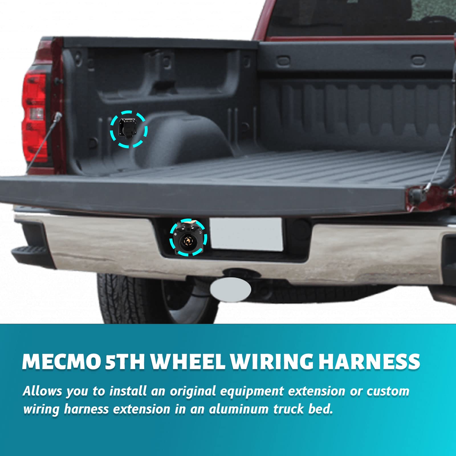 MECMO durable molded plastic harness resists wear in harsh workday conditions.