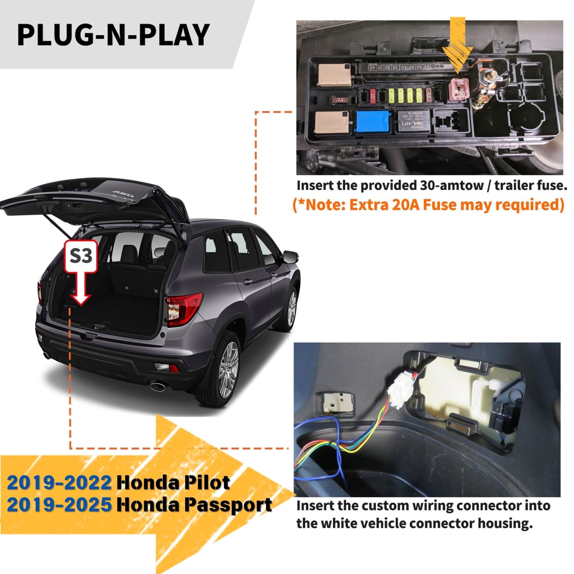 MECMO dust cover protects trailer connector from dust and moisture.
