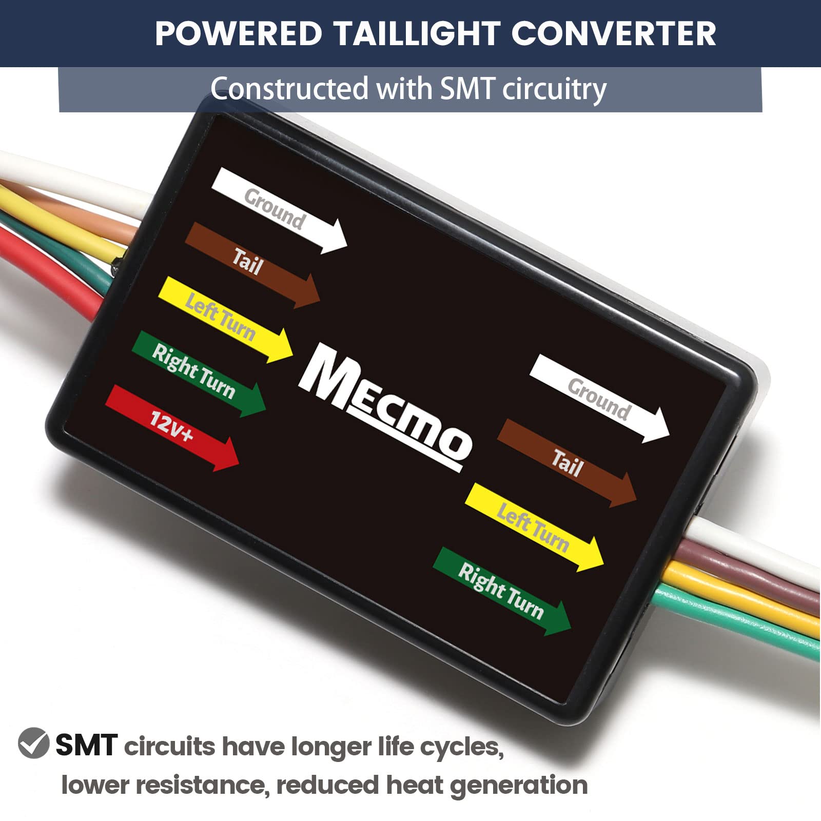 MECMO dust cover protects trailer wiring terminals during use outdoors.