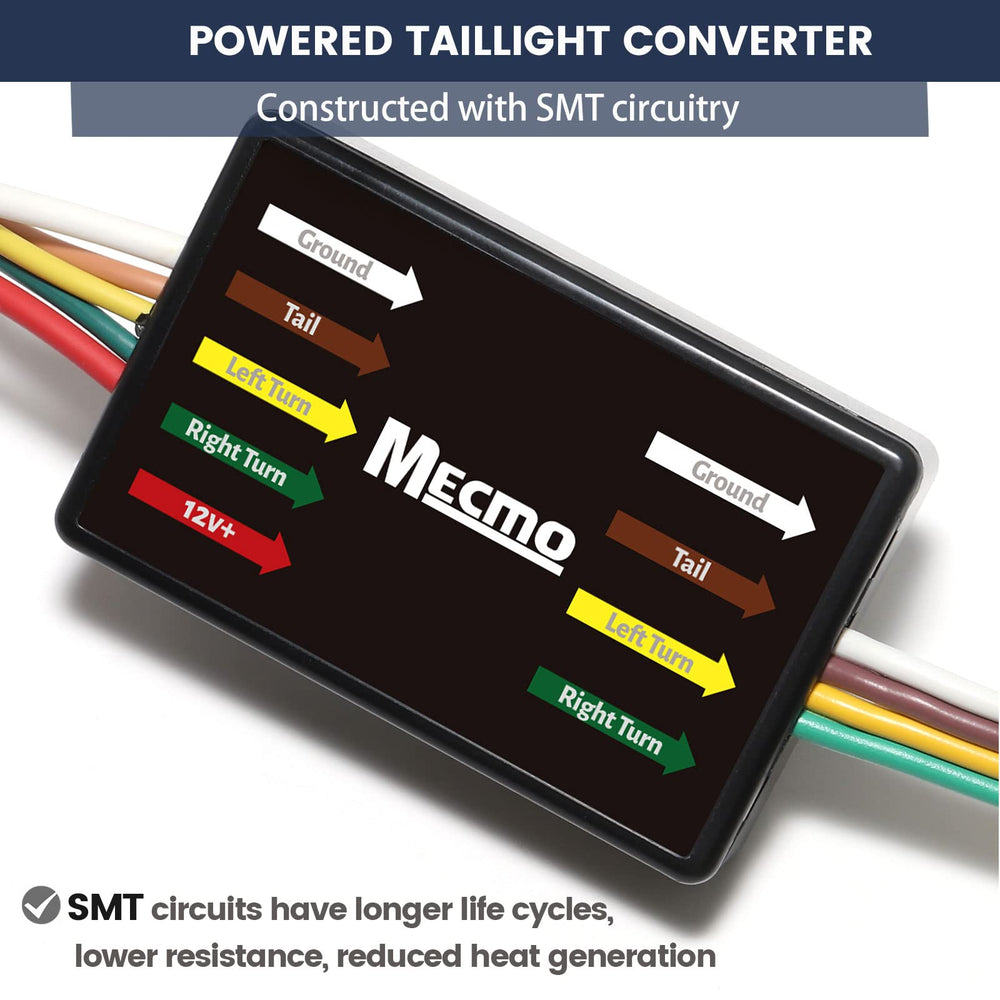 MECMO dust cover protects trailer wiring terminals during use outdoors.