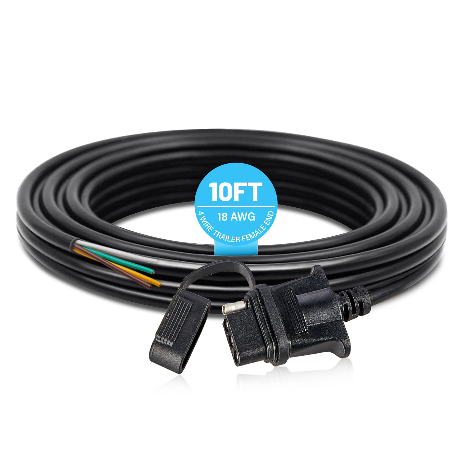 MECMO heavy-duty trailer wiring reduces exposed edges and tape.