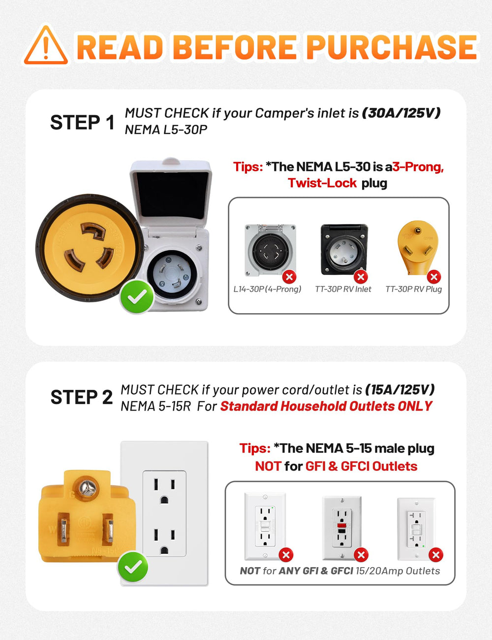 MECMO ideal for driveway or campground power setups.