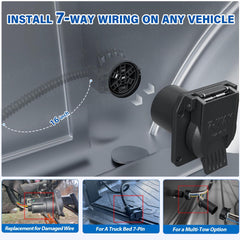 MECMO universal USCAR plug compatible with Ford, GM and Dodge