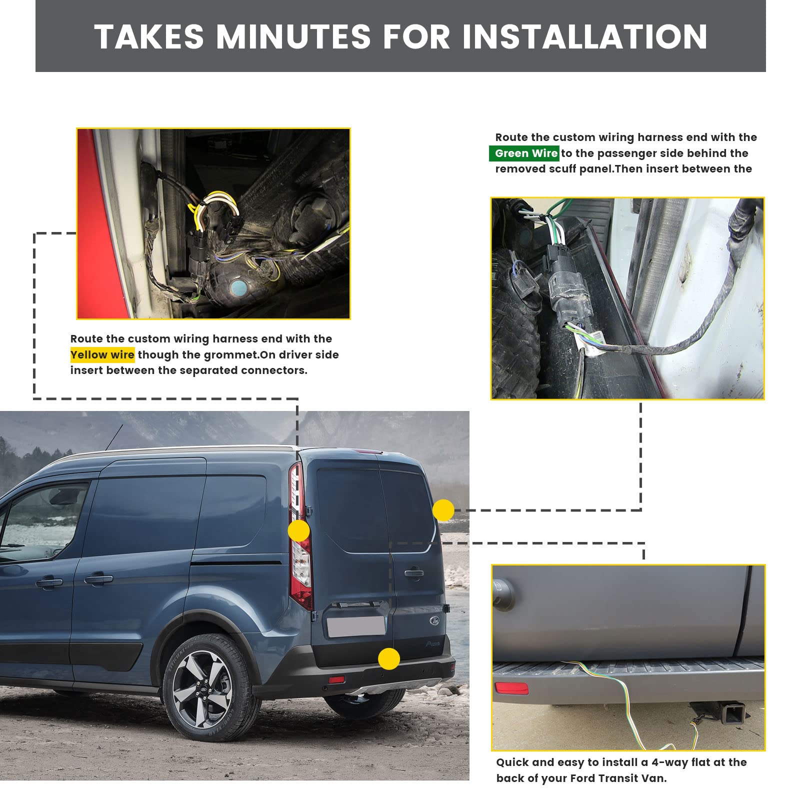 MECMO waterproof dust seal guards wiring from moisture.
