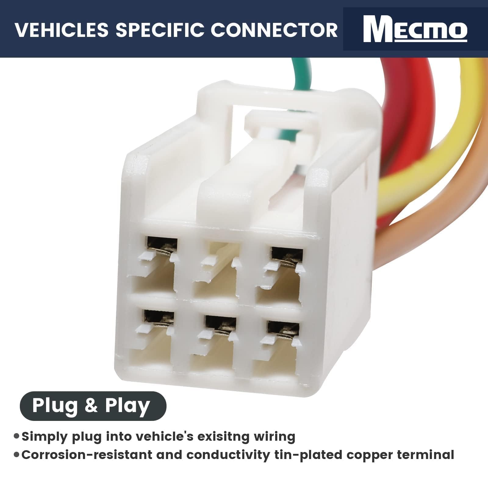 MECMO weather-resistant trailer harness suitable for outdoor towing.