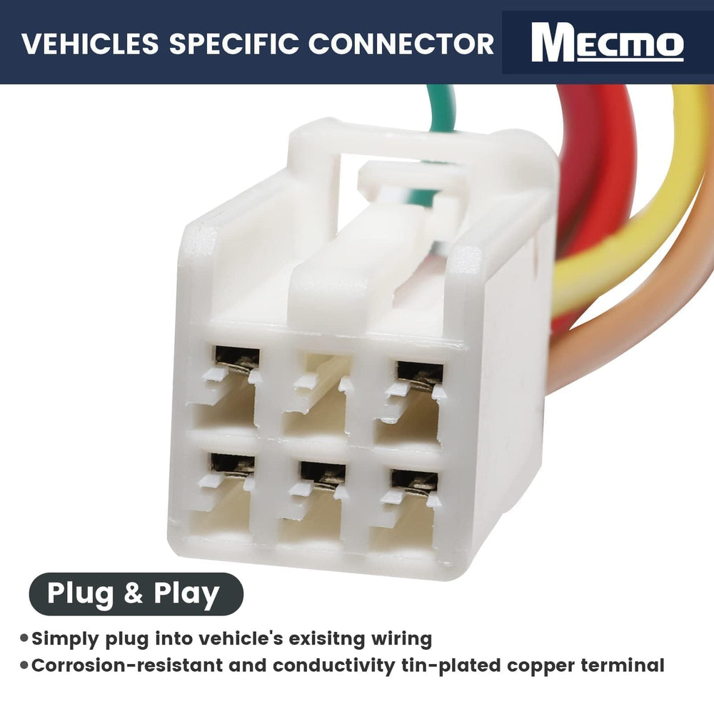 MECMO weather-resistant trailer harness suitable for outdoor towing.