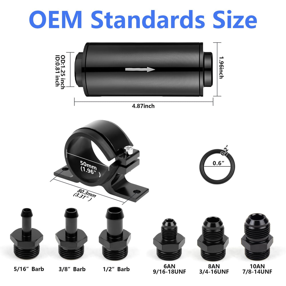 Medoon 8AN adapter for robust high-flow connections