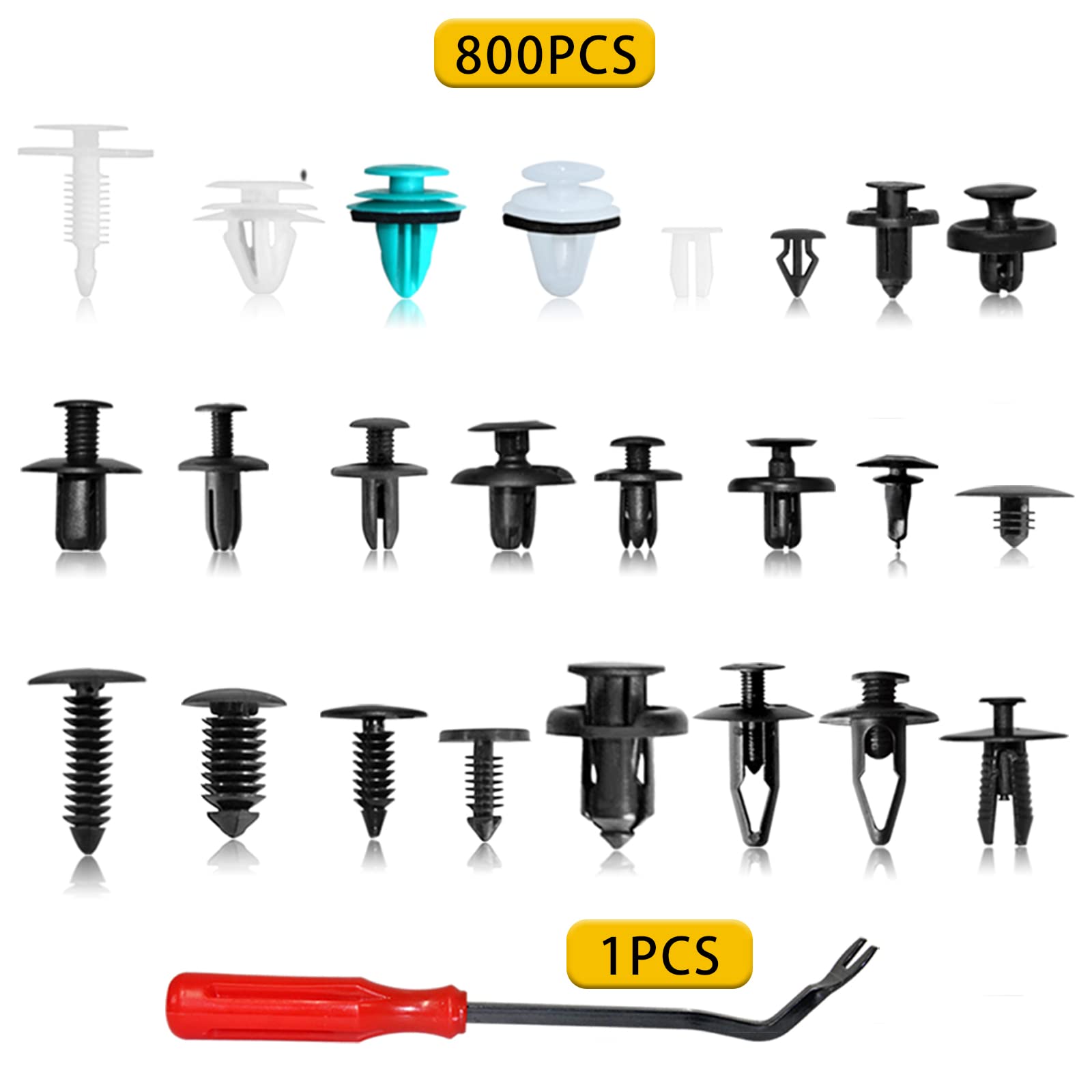 Medoon bumper clips ideal for quick bumper and exterior trim fixes
