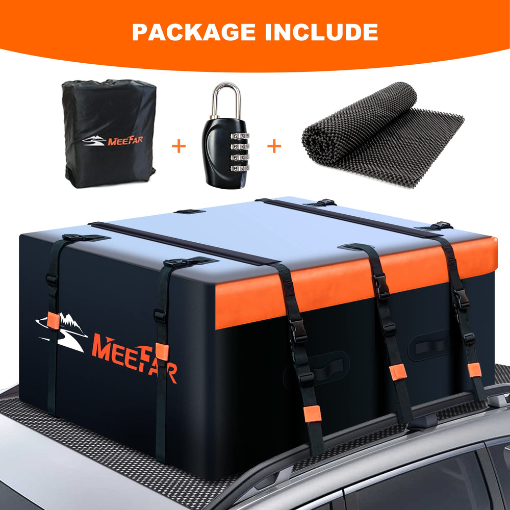 MeeFar 21-cubic-foot capacity provides ample space for suitcases and camping gear