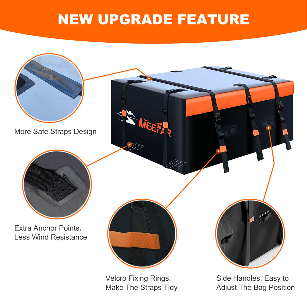 MeeFar bag dimensions 47x35x22 inches fit most cars and SUVs