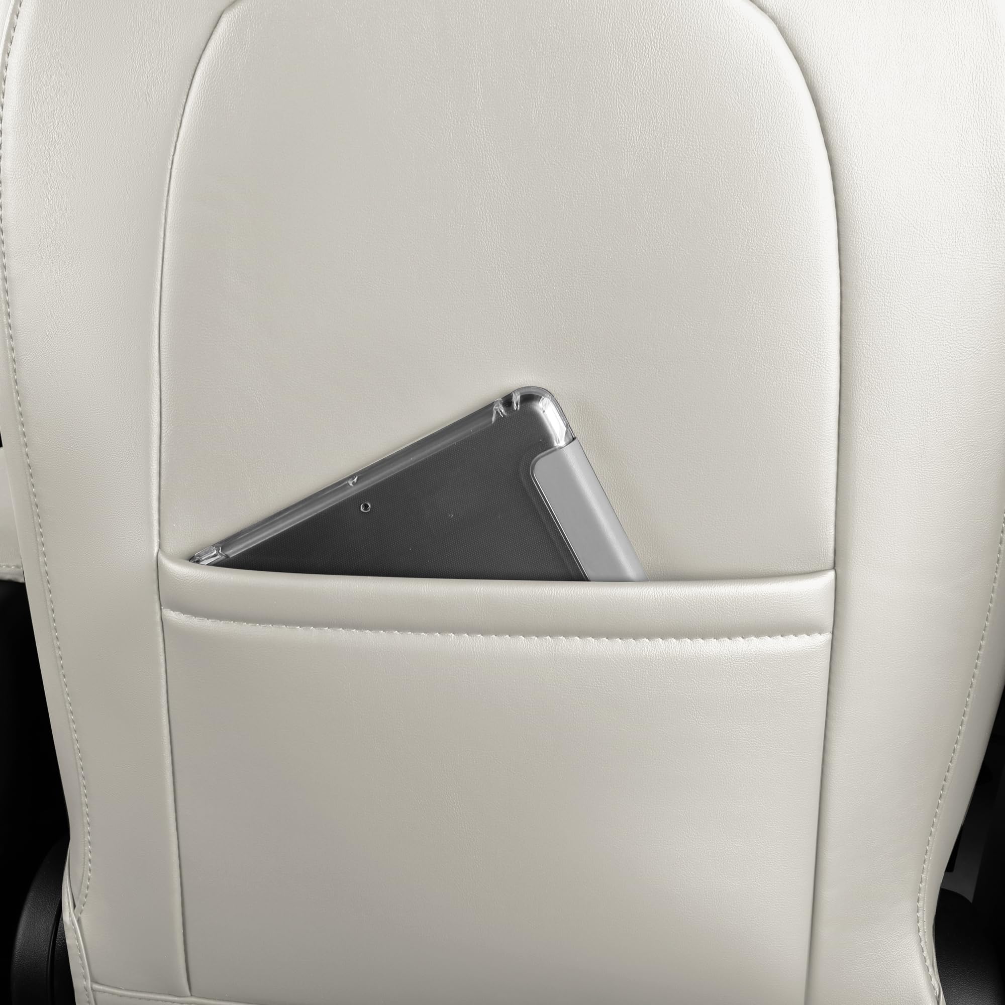 MeeKooMay beige and brown color harmonizes with Tesla cabin style.