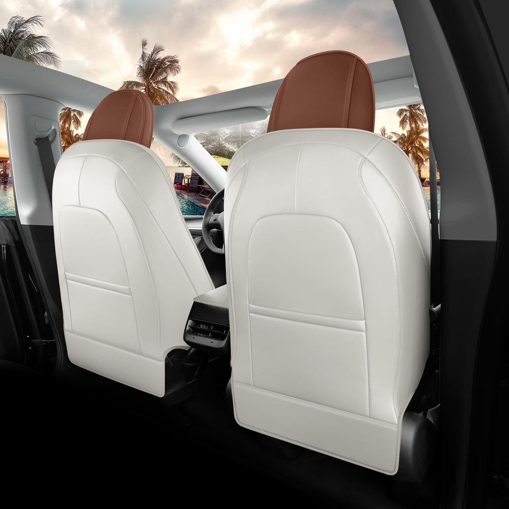 MeeKooMay rear seat cover for Model Y keeps interiors stylish and clean.