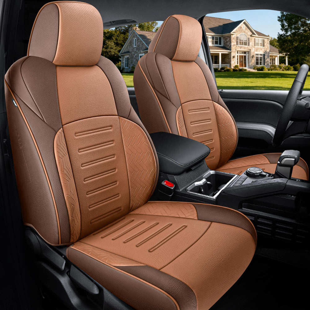 MeeKooMay Tacoma seat cover front left protects against wear and spills during daily driving.
