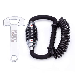 MEETLOCKS motorcycle helmet lock hook secures helmet after ride