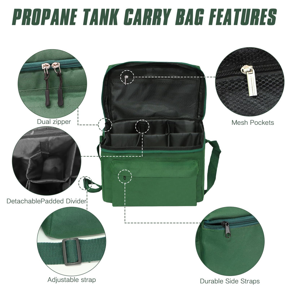 MEFUN padding with 3mm pearl cotton protects tanks from bumps.
