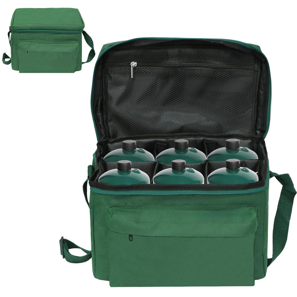 MEFUN Upgraded 1LB propane tank bag exterior for rugged outdoor transport.