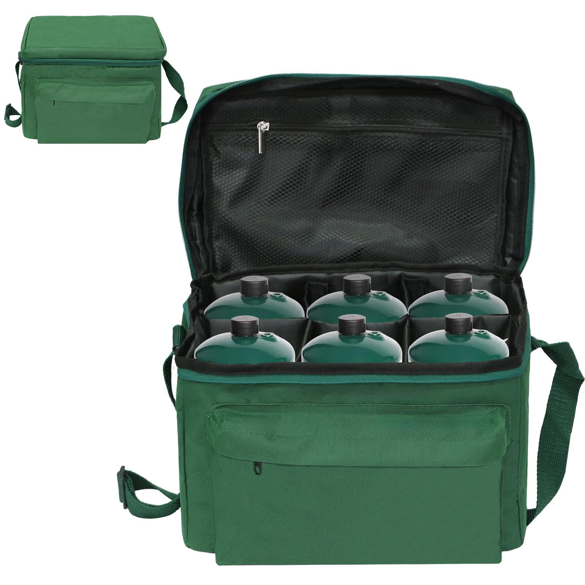 MEFUN Upgraded 1LB propane tank bag exterior for rugged outdoor transport.