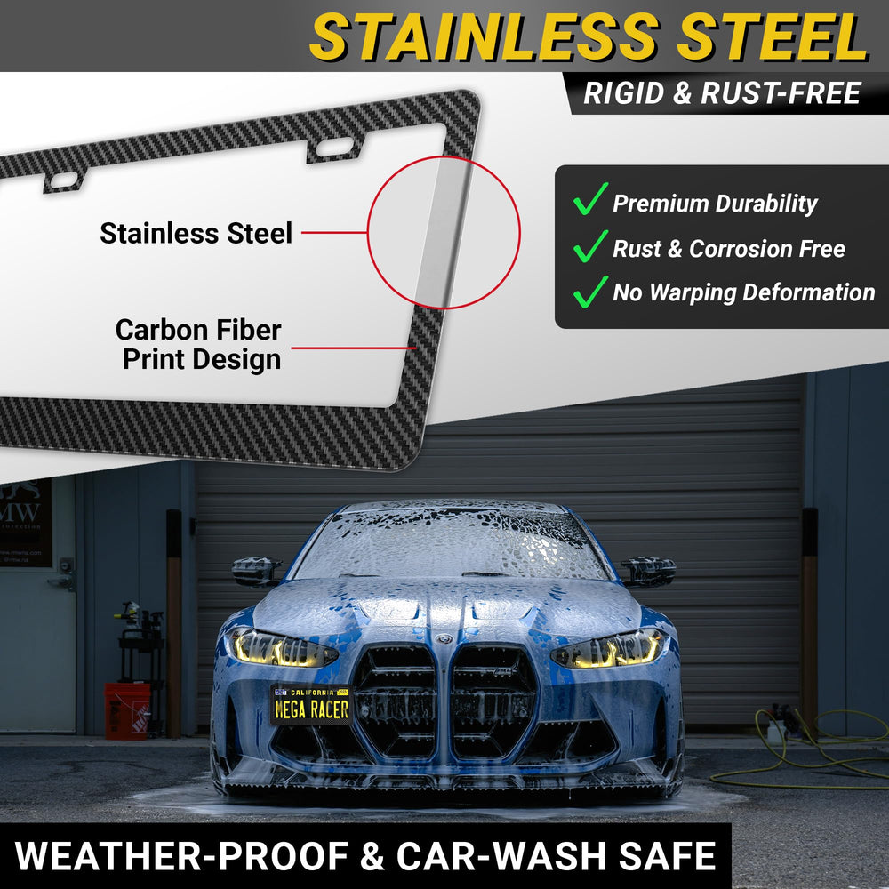 Mega Racer anti-theft screws kit close-up ensures secure, tamper-resistant installation.
