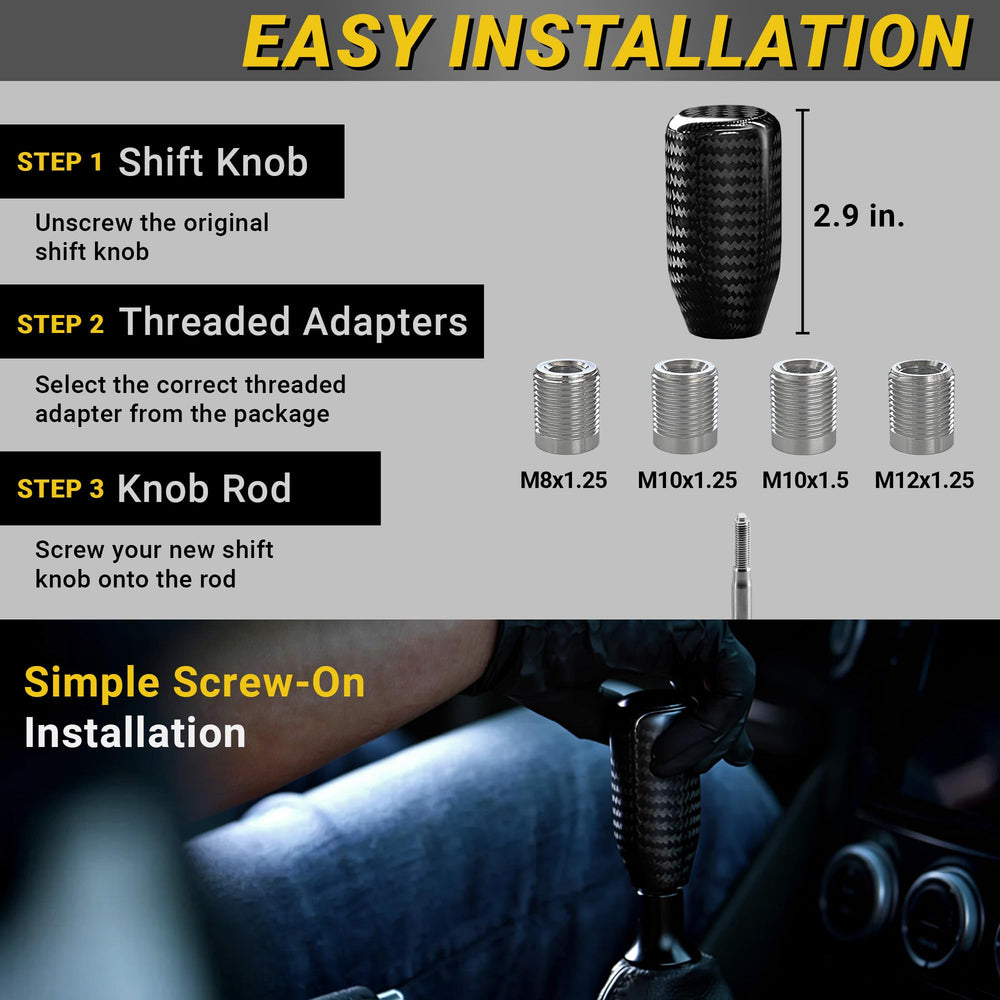 Mega Racer DIY screw-on installation for quick, tool-free upgrade.