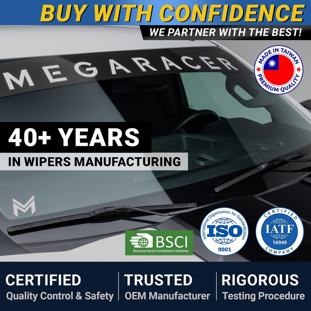 Mega Racer dual-beam 304ES flexure maintains even pressure.