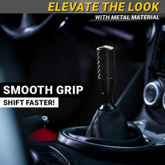 Mega Racer shift knob with 3.5-inch height for weighted shifting control.