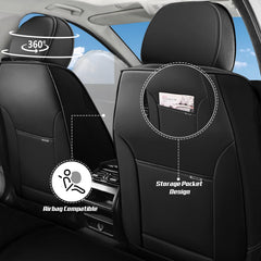 Megaseat seat cover showing airbag openings for safety compatibility.