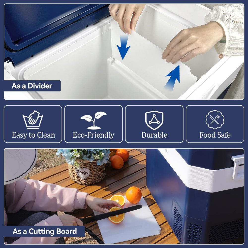 Megiu 12V cooler at home shows versatility for dorms, apartments, or cabins.