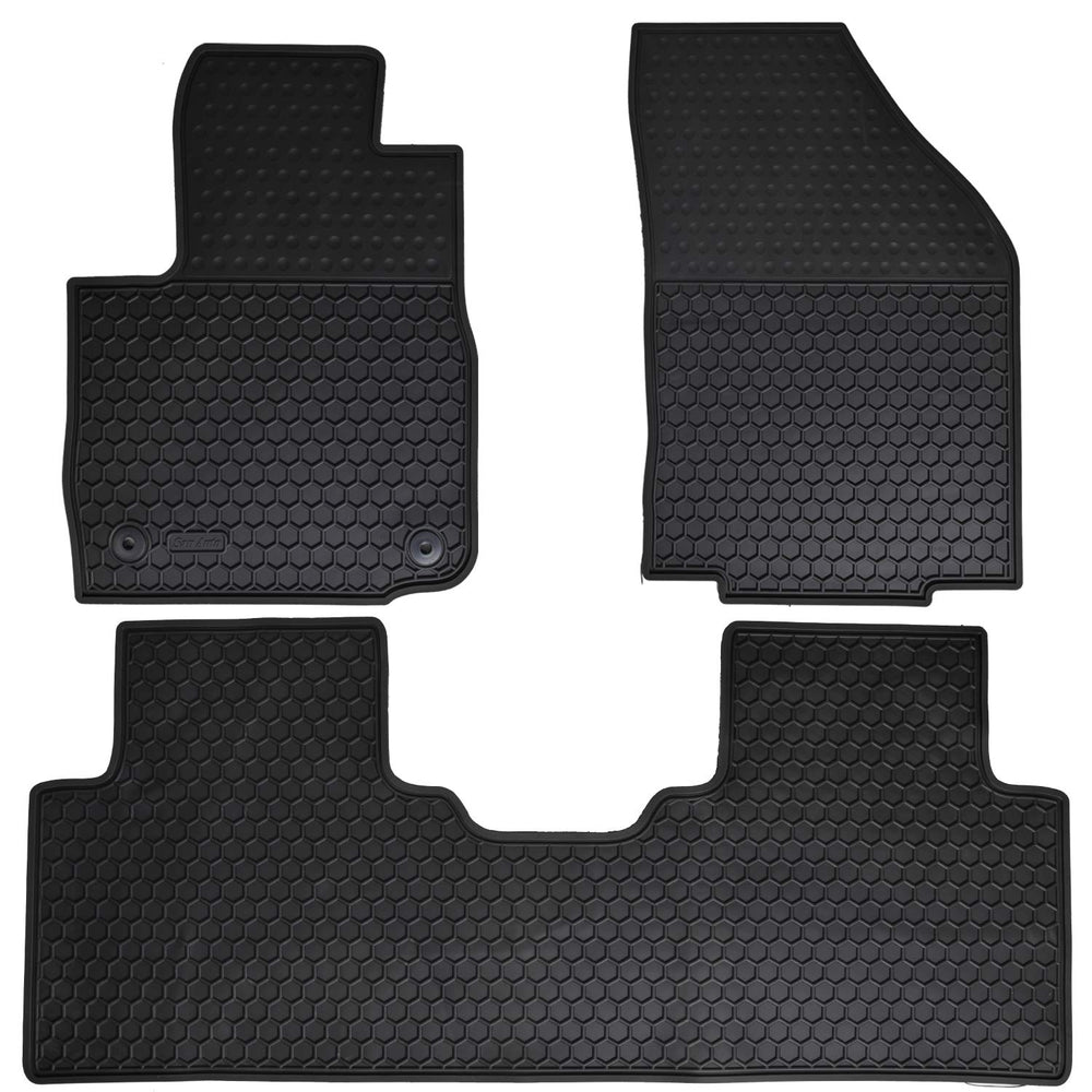 Megiteller car floor mats front seat fit for Chevrolet Equinox, guard against dirt and spills.