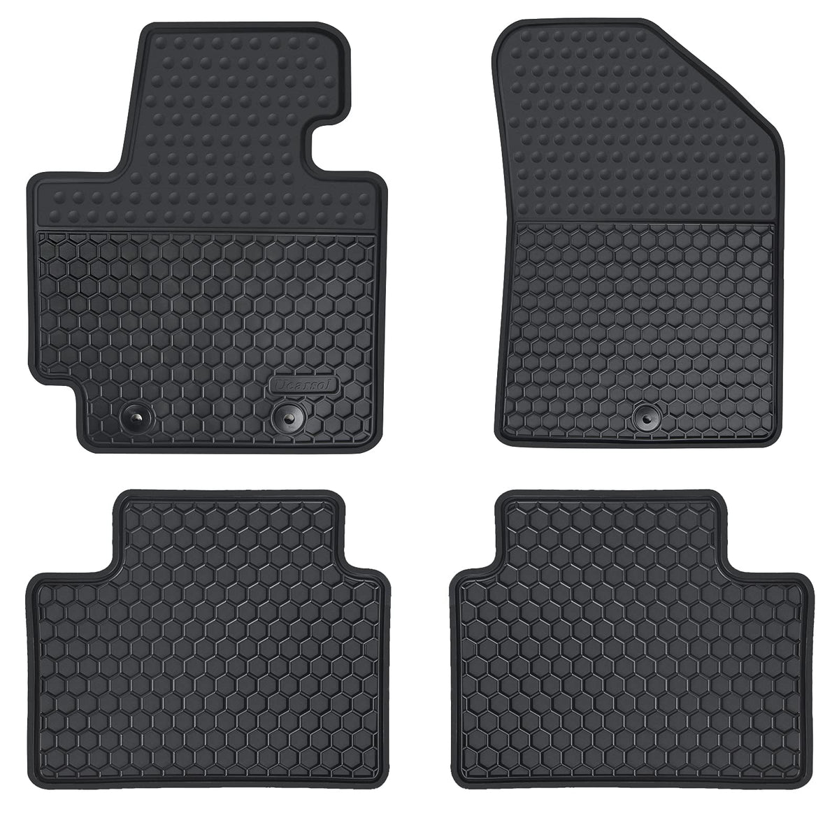 Megiteller Kia Soul front floor mats with all-weather protection and precise fit