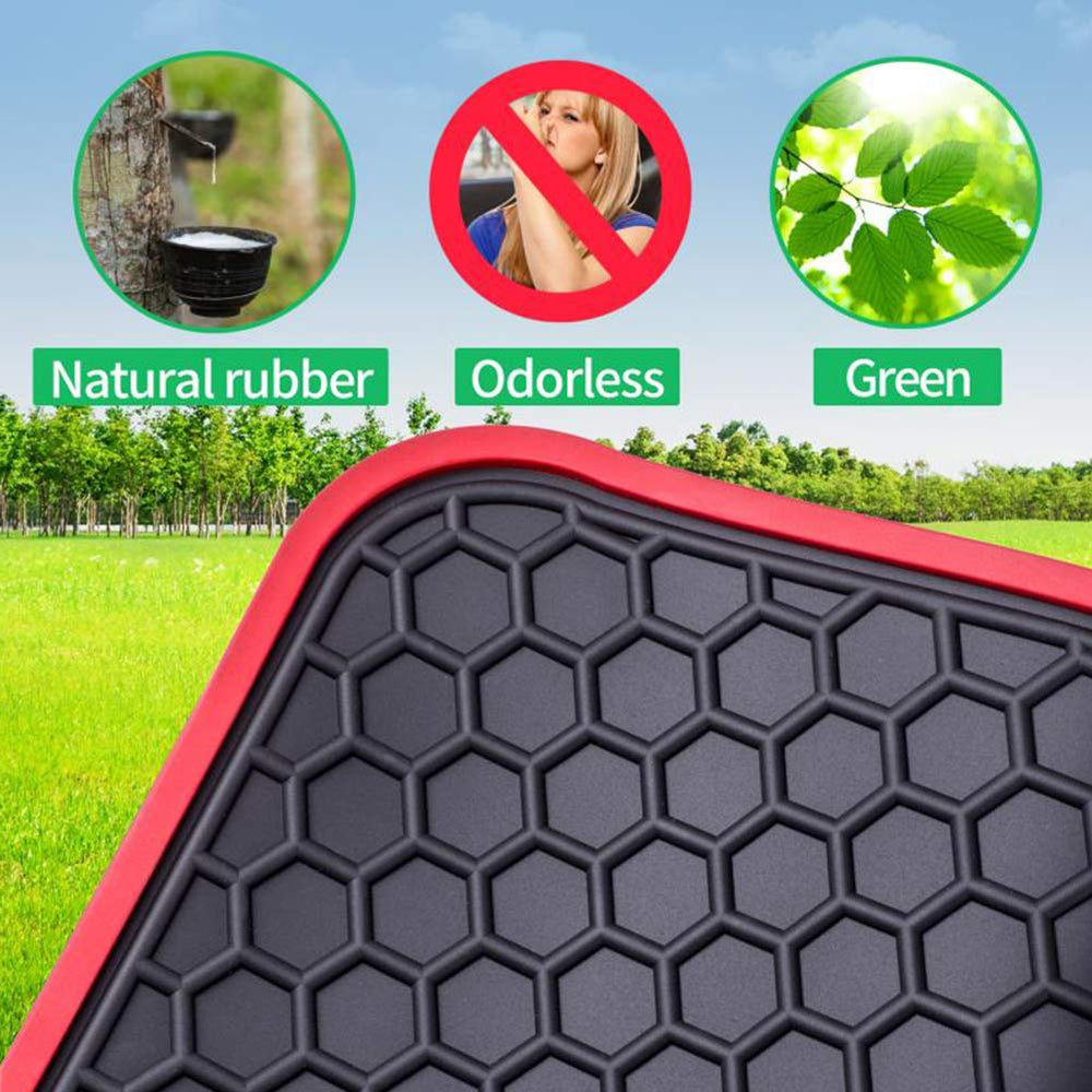 Megiteller Kia Soul rear floor mats offering full coverage and easy cleanup