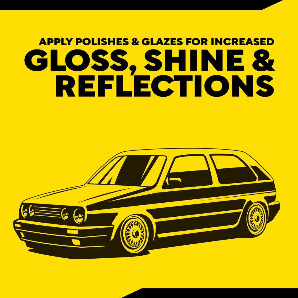 Meguiar's 6in pad on a dual-action polisher delivers uniform wax or sealant application