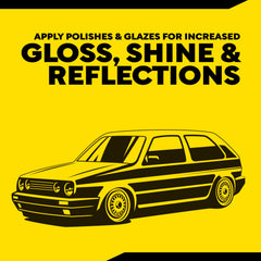 Meguiar's 6in pad on a dual-action polisher delivers uniform wax or sealant application
