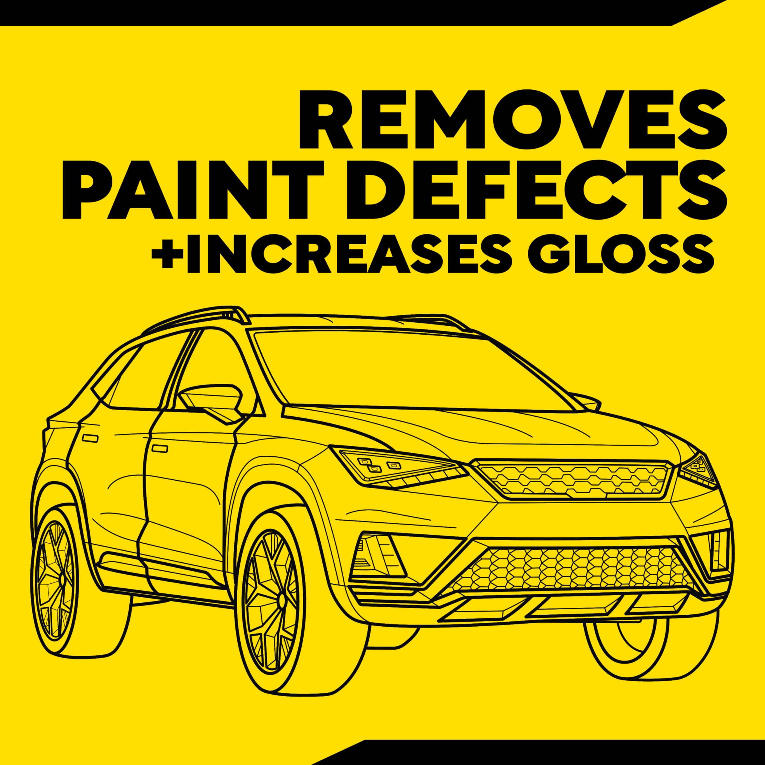 Meguiar's foam pad with dual-action polisher delivering a smooth finish.