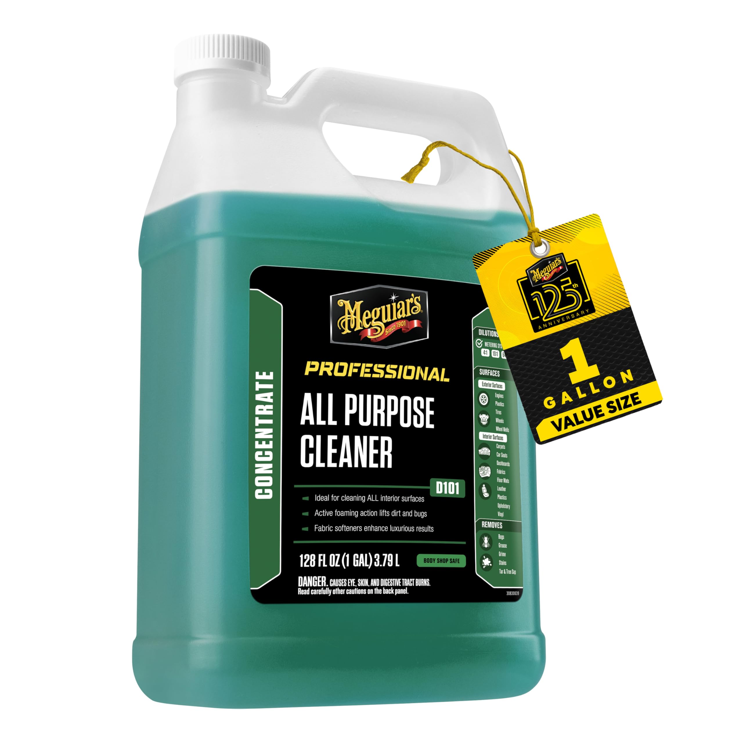 Meguiar's D10101 bottle pour shows easy application for a cleaner car