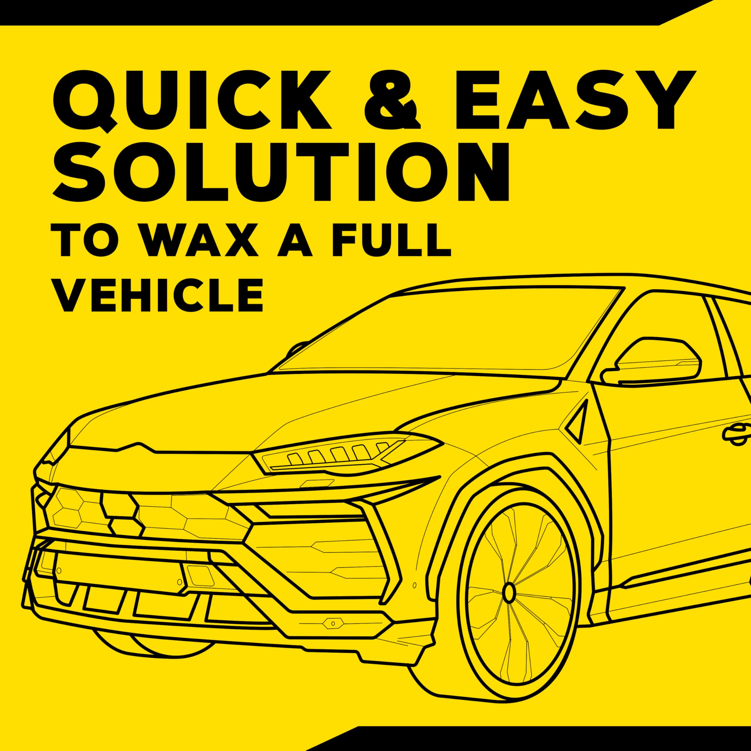 Meguiar's D15601 quick wipe-off reduces detailing time.