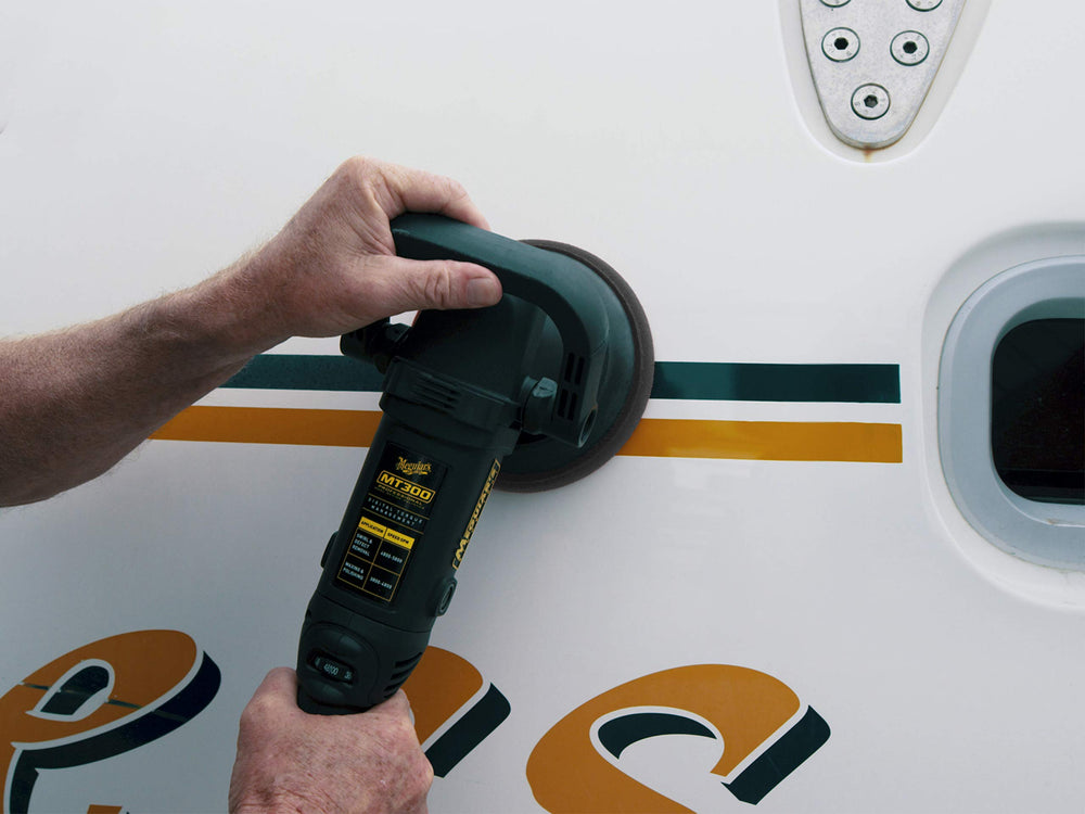 Meguiar's Flagship Premium Marine Wax 16oz packaging emphasizes value and convenience.